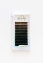 Load image into Gallery viewer, .03 mixed length black lash trays.
